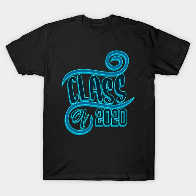 Class Of 2020 - High School Graduation College Graduates T-Shirt by ScottsRed